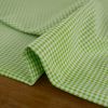 Tissu coton vichy - vert pomme x 10 cm