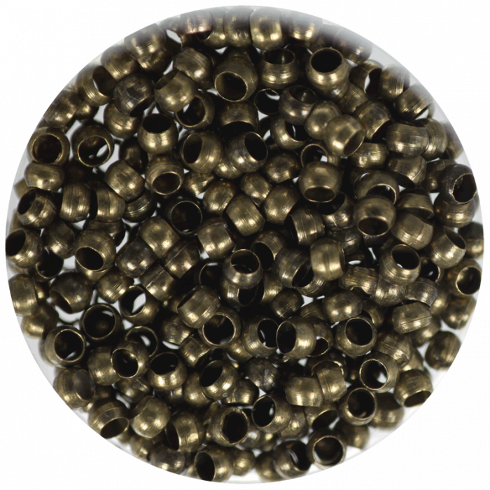 Perle à écraser Bronze 2.5 mm X100 pcs environ