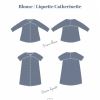 Blouse robe Catherinette - Cousette Patterns