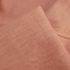 Tissu lin uni oeko-tex - saumon x 10 cm