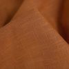 Tissu lin uni oeko-tex - terracotta x 10 cm