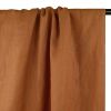Tissu lin uni oeko-tex - terracotta x 10 cm