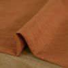 Tissu lin uni oeko-tex - terracotta x 10 cm