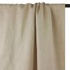Tissu lin uni oeko-tex - beige x 10 cm