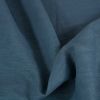 Tissu lin uni oeko-tex - pétrole x 10 cm