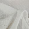 Tissu broderie anglaise - blanc cassé x 10 cm