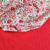 Kit Couture - Maxi foulard Liberty tencel rouges