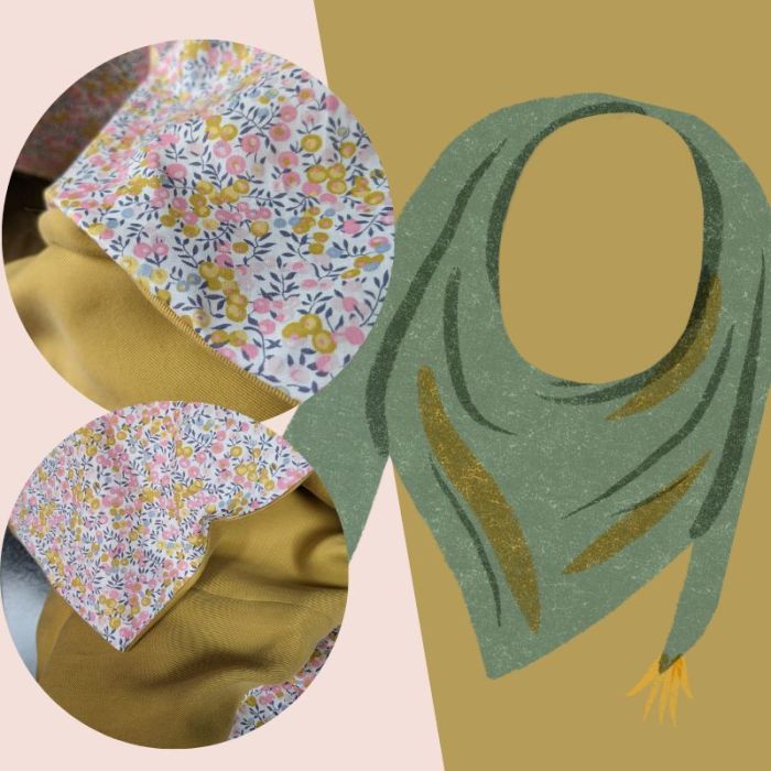 Kit Couture - Maxi foulard Liberty tencel