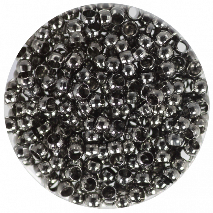 Perle à écraser Noir 2.5 mm X100 pcs environ