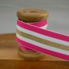 Élastique rayures lurex 40 mm x 10 cm
