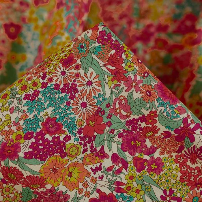 Tissu Liberty of london Margaret Annie - multicolore x 10 cm
