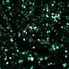 Tissu jersey velours sequins - vert foncé x 10 cm