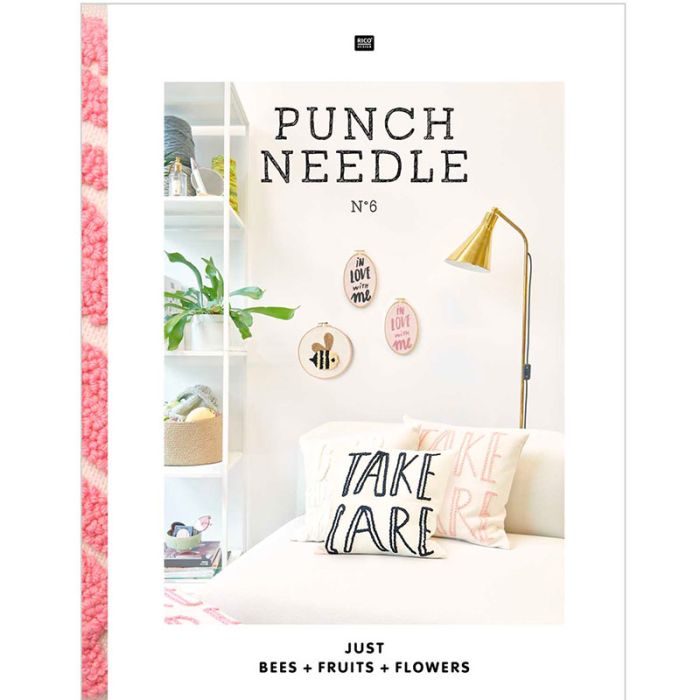 Punch needle : Just bees + fruits + flowers - Rico Design