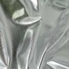 Tissu stretch lamé métallisé - argent x 10 cm