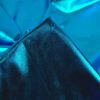 Tissu stretch lamé métallisé - bleu x 10 cm