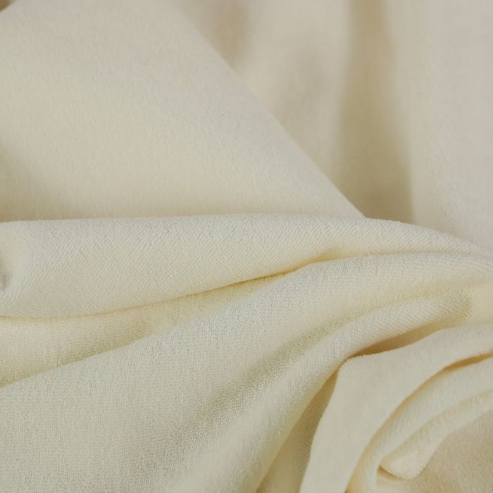 Tissu jersey éponge coton oeko-tex - écru x 10 cm