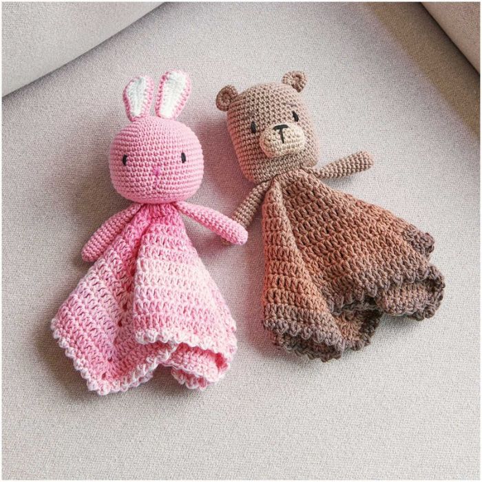 Rico Design Kit De Crochet Bébé Lapin Blanc, 8 Pièces
