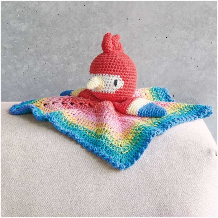 Kit crochet doudou Ricorumi - perroquet
