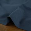 Tissu voile de coton uni - bleu denim