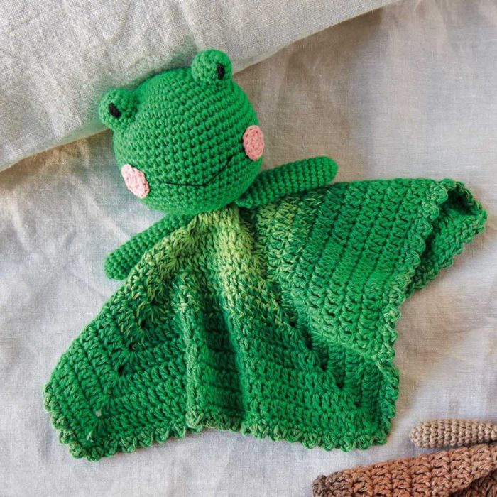 Kit crochet doudou Ricorumi - grenouille