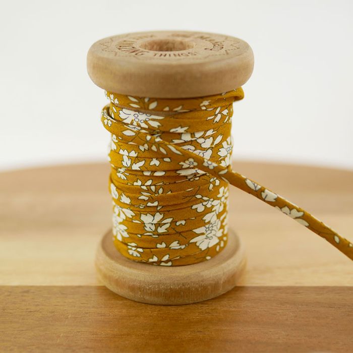 Cordon Spaghetti Liberty of london Capel - moutarde x 10 cm