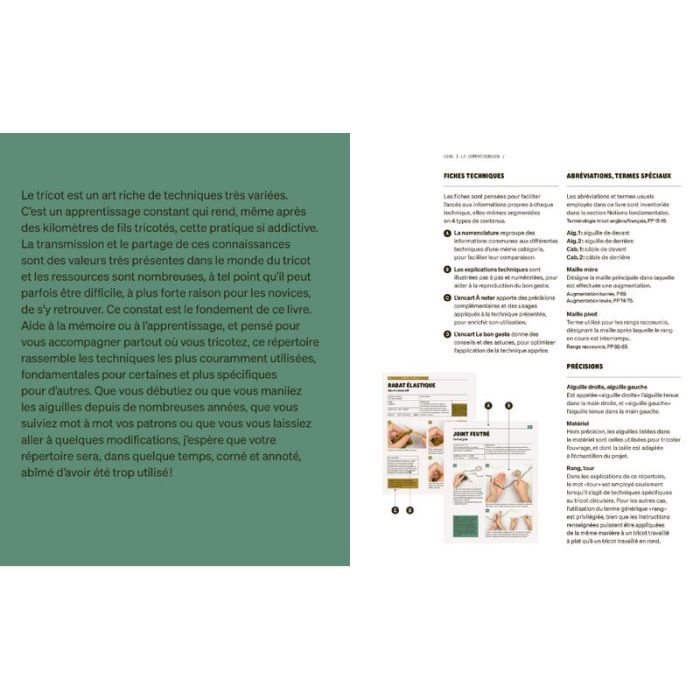 Tricothèque : le répertoire des techniques indispensables