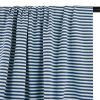 Tissu jersey coton à rayures marinière - bleu x 10 cm