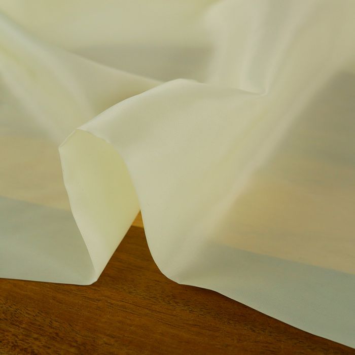 Tissu doublure polyester satin - écru x 10 cm
