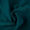 Tissu ramie Linen look - bleu canard x 10cm