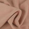 Tissu viscose lin - saumon x 10 cm