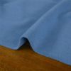 Tissu viscose lin - bleu jean x 10 cm