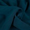 Tissu viscose lin - bleu canard x 10 cm