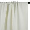 Tissu viscose lin - blanc x 10 cm