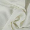 Tissu viscose lin - blanc x 10 cm