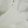 Tissu viscose lin - blanc x 10 cm