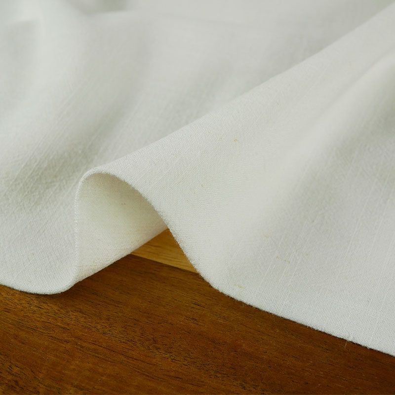 Tissu toile thermocollant blanc 130 cm