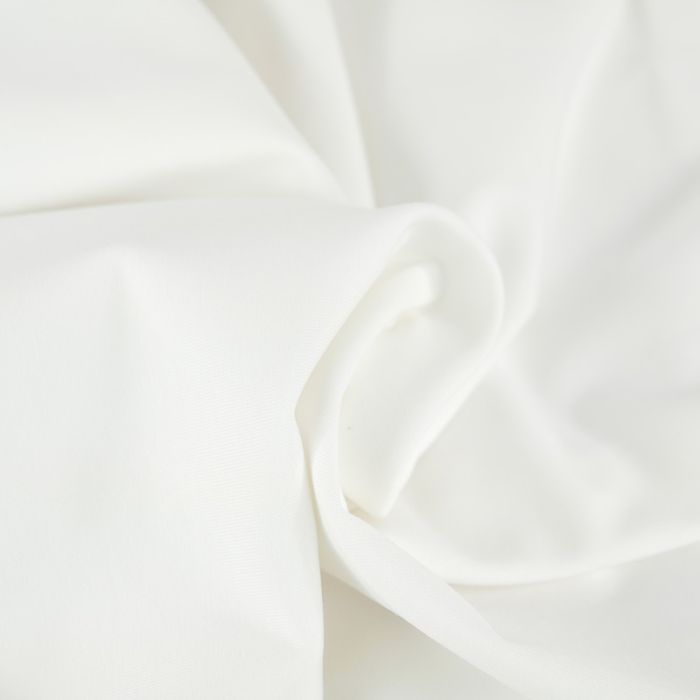 Tissu jersey coton uni blanc x 10cm