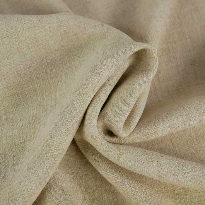 Tissu viscose lin - naturel x 10 cm