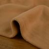 Tissu polaire molleton coton bio - camel x 10 cm