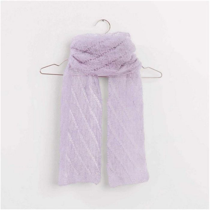 Kit tricot écharpe mohair dentelle - Rico design