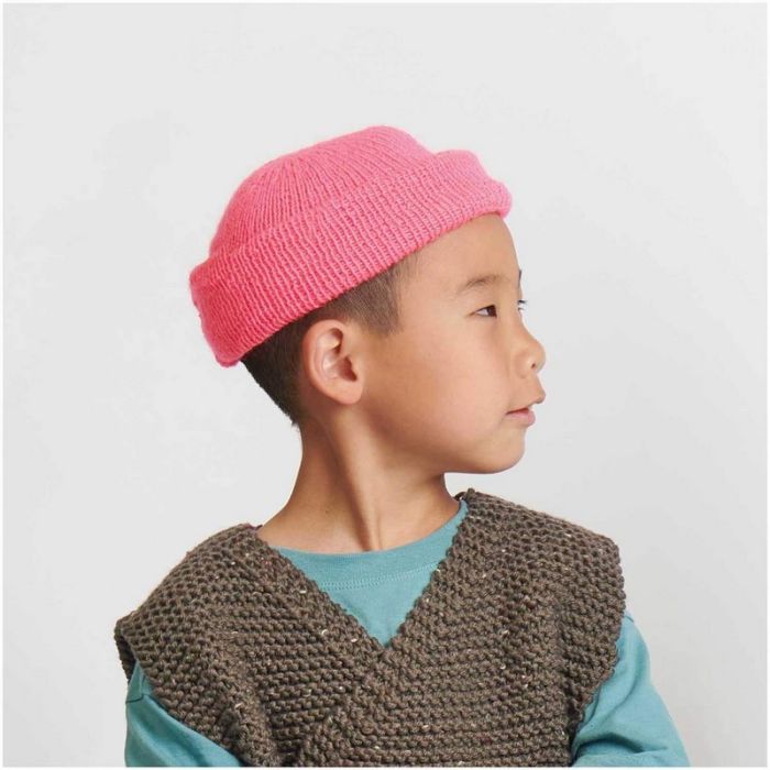 Kit turban amelie au tricot pour enfants