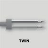 Aiguille double machine stretch 75 - 4mm