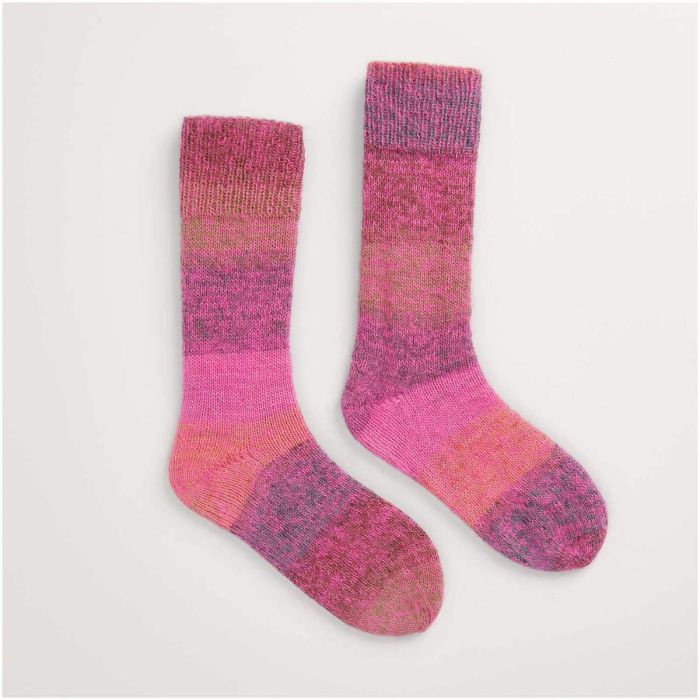 Kit tricot chaussettes retro - Rico design