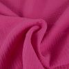 Tissu double gaze bio - fuchsia x 10 cm