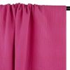 Tissu double gaze bio - fuchsia x 10 cm