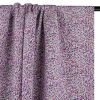Tissu viscose fleurs Minerva - violet x 10 cm