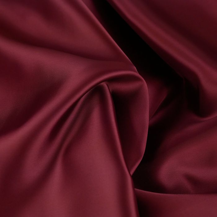 Tissu doublure viscose haute couture - bordeaux x 10 cm