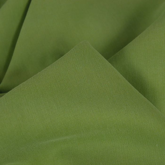 Tissu tencel haute couture - vert thé x 10 cm