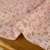 Tissu coton enduit fleurs Becca - rose clair x 10 cm