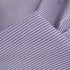 Tissu batiste coton stretch rayures haute couture - violet x 10 cm
